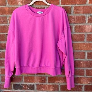 Graphic French Terry Crewneck Sweatshirt.